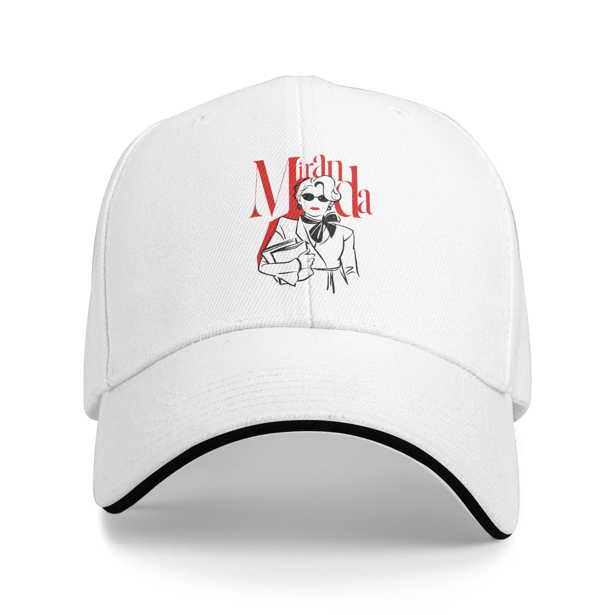 Fashion Evil Lady Miranda Sun Baseball Cap  Summer Casual Trucker Hat For Female Male Hunting Camping Baseball Caps