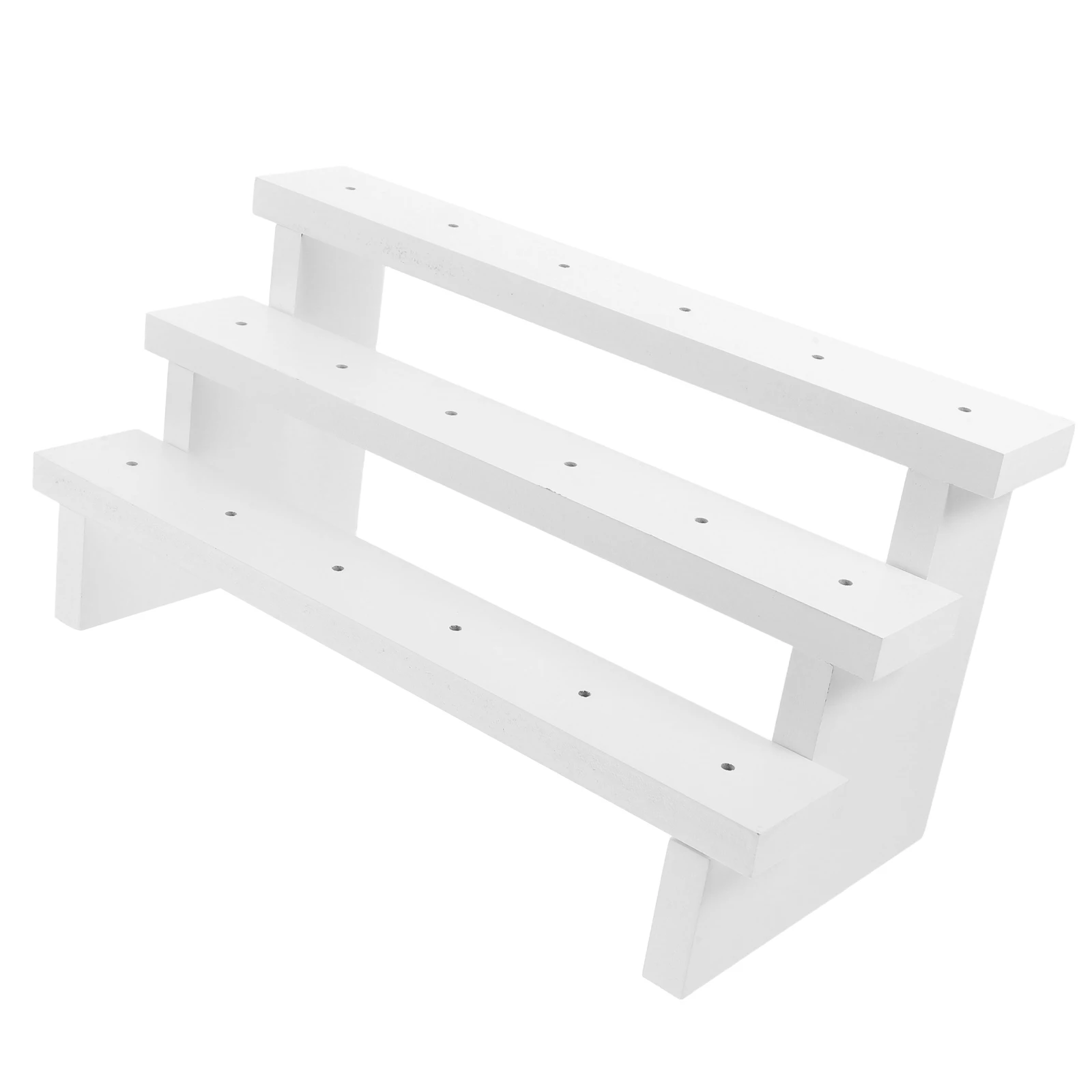 

Wooden Lollipop Holder 3 Tier Candy Display Stand Snack Rack Shelf Cake Stand Halloween Party Wood Tray Stable Structure