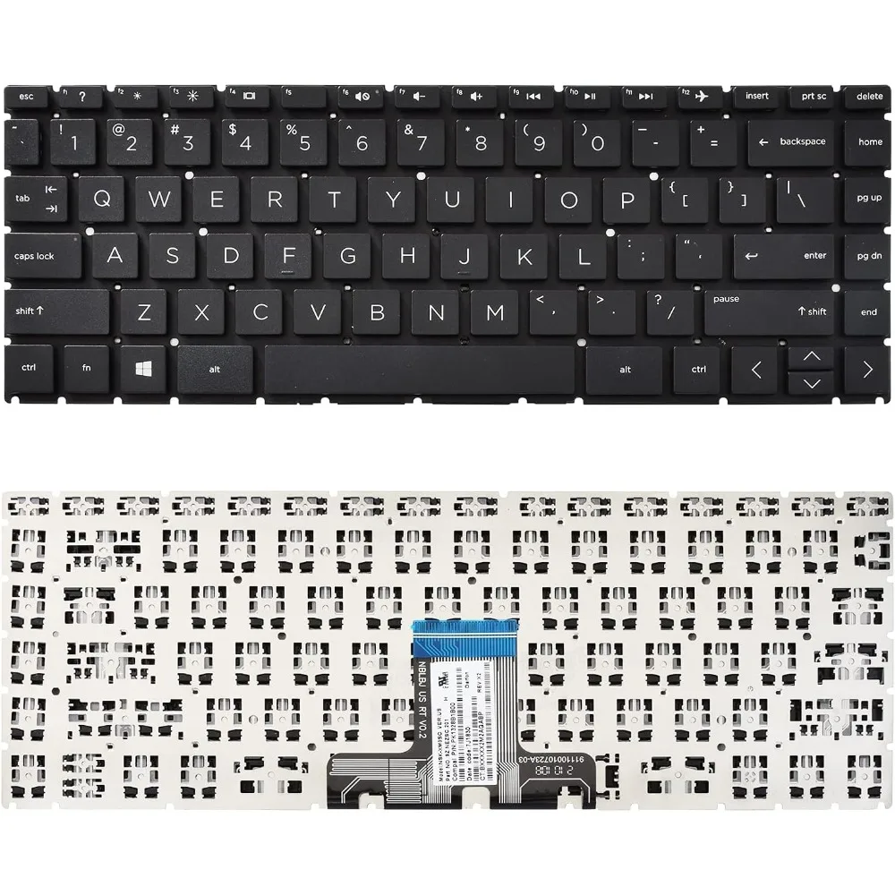 

US Layout Keyboard for 14-CK 14-CD 14-CM 14-DG 14-DQ 14s-DQ 240 G7 245 G7 246 G7 X360 14-CD 14-DH 14-CE