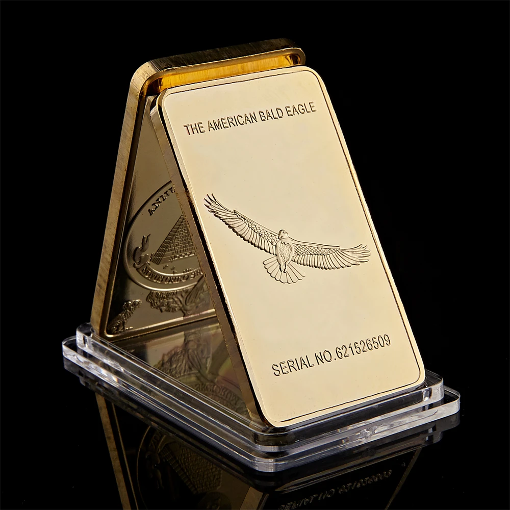 The American Bald Eagle Fine Gold Bullion Bar 1OZ Fine Replica Gold Clad Grand Canyon National Park