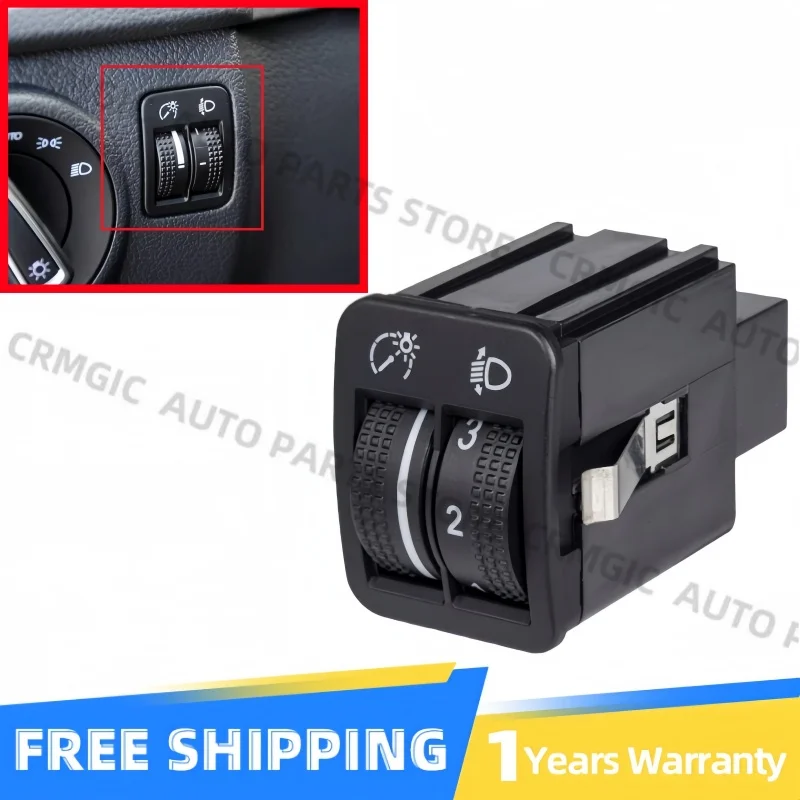 Original Used (Second Hand) Height Adjustment Switch/Connector Plug FOR VW bora golf 4 1J0-941-333A