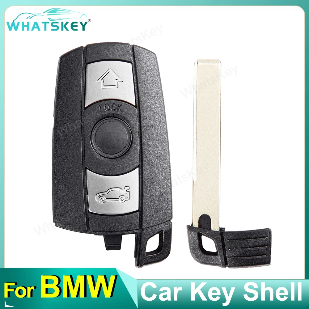 

WhatsKey Remote Car Key Shell Case Cover For BMW E90 E60 E91 E92 E70 X5 X6 1 3 5 6 Series E71 E72 E82 E87 E88 E89 Smart Blade