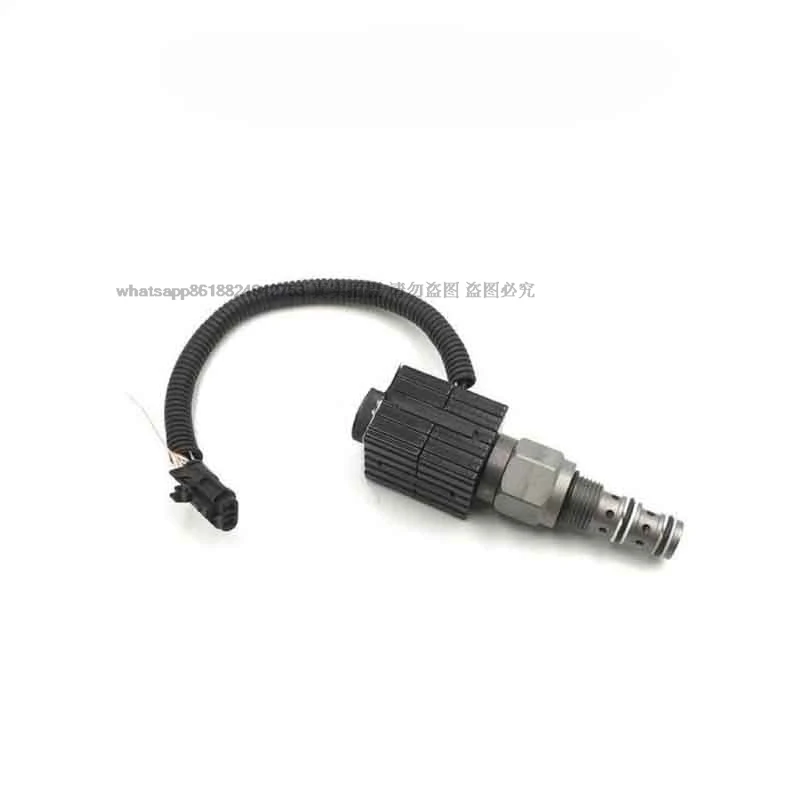 

For Sany SY55/65/135/215/235-8 Pilot safety lock rotary solenoid valve coil valve core excavator
