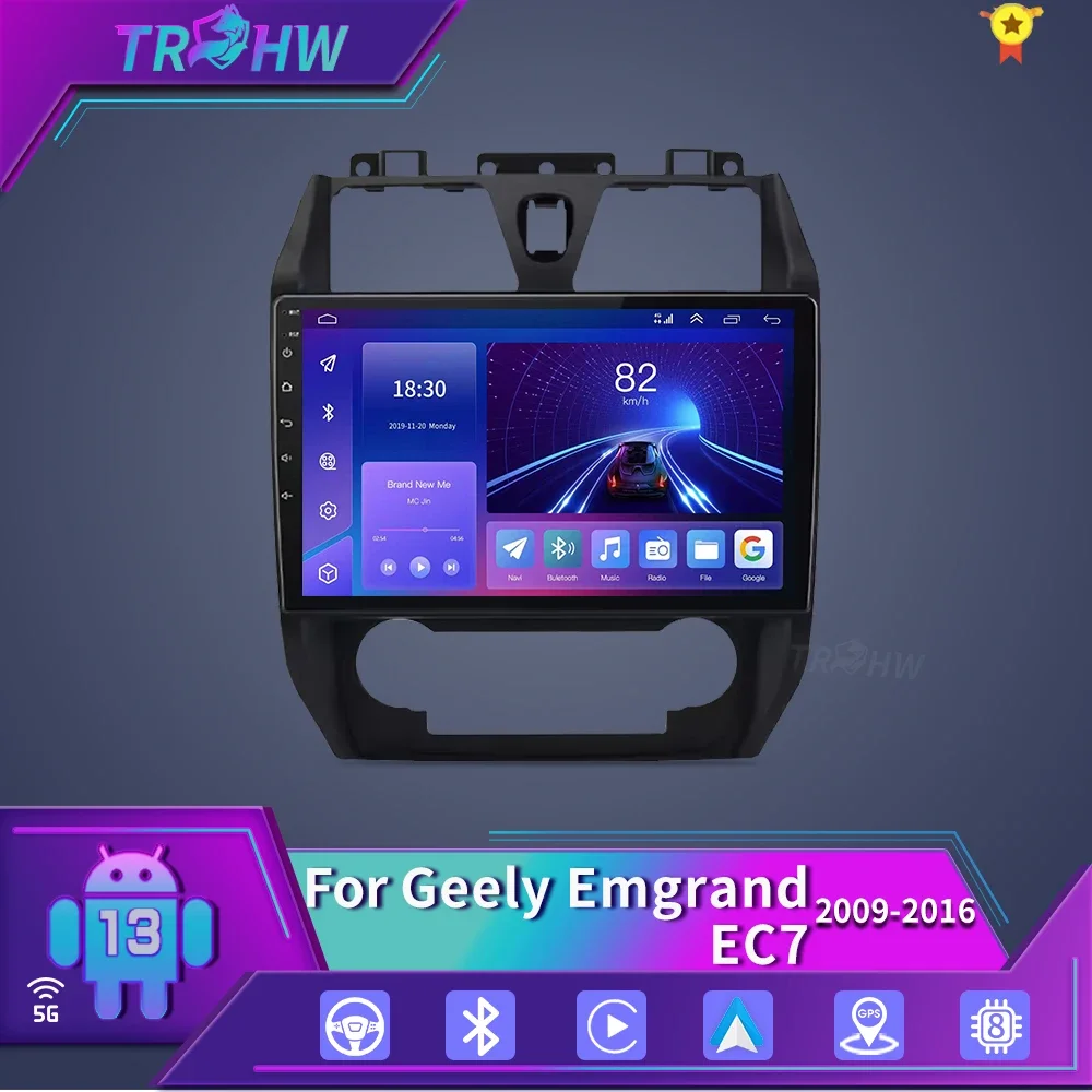 

for Geely Emgrand EC7 1 2009-2016 Car Multimedia 4G GPS 2din autoradio Wireless CarPlay Android Auto Radio