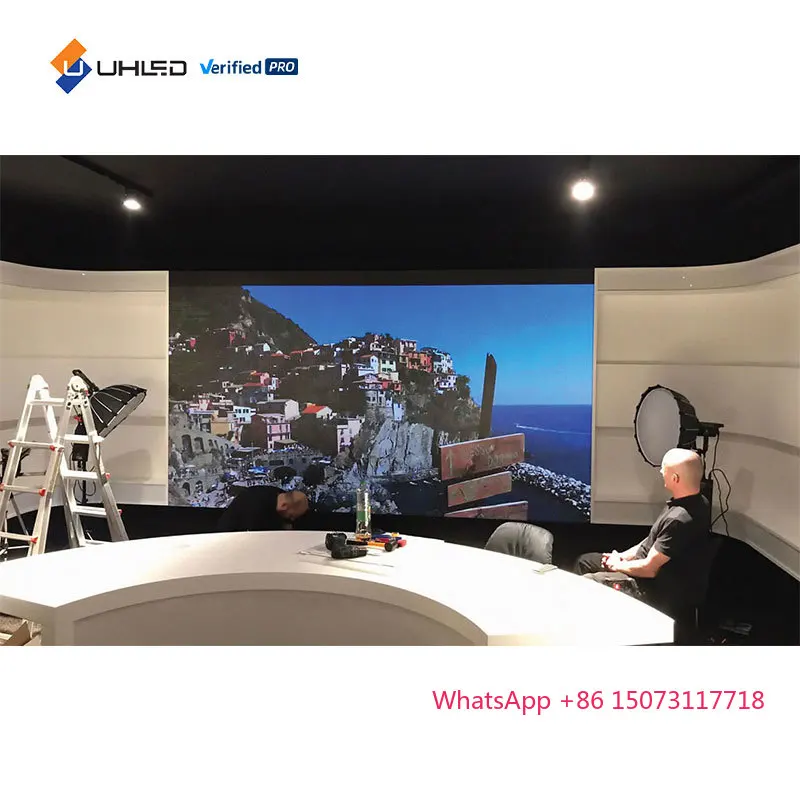 P0.78mm 실내 마이크로 LED 비디오 월 파인 피치 LED 디스플레이 스크린 16:9 풀 컬러 실내 LED 스크린 제어실용