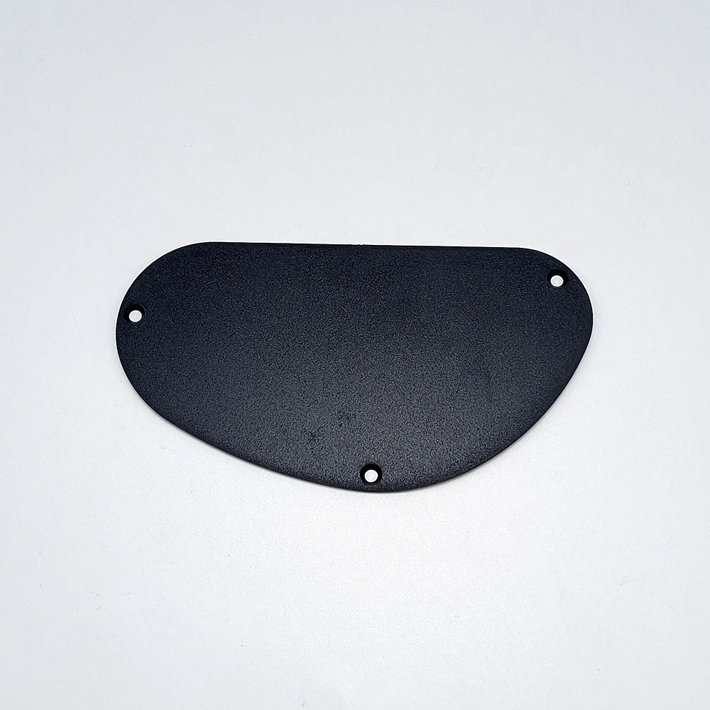 Sand Grinding Guitar Pickguard Cavity Cover Back Plate for Guitar Bass Accessory Black 155mm