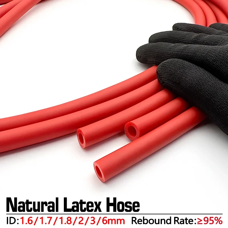 

Flexible High Elastic Latex Tube Freeze Resistant Durable Rubber Hose DIY Craft Binding Catapult Shooting Accessories