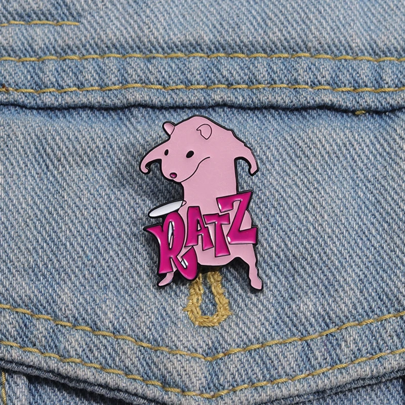 Cute Animal Enamel Pins Custom Rate Lamb Brooches Lapel Badges Cartoon Funny Jewelry Gift for Kids Friends