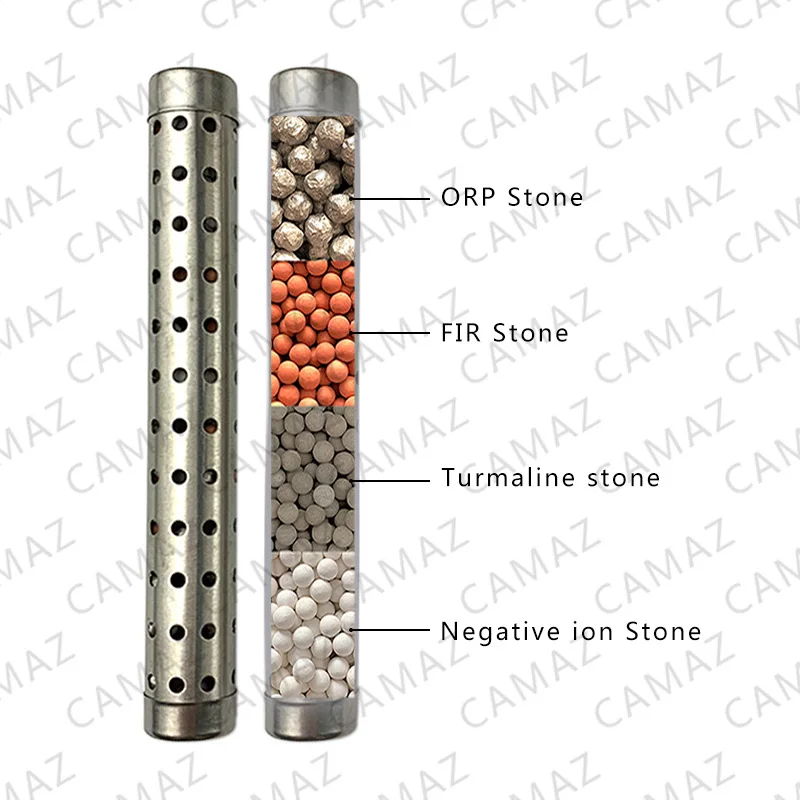 Sorgente personalizzata Acciaio inossidabile 304 Pietra Bian Asta per permanente alcalina ricca di idrogeno Sma alcalina debole