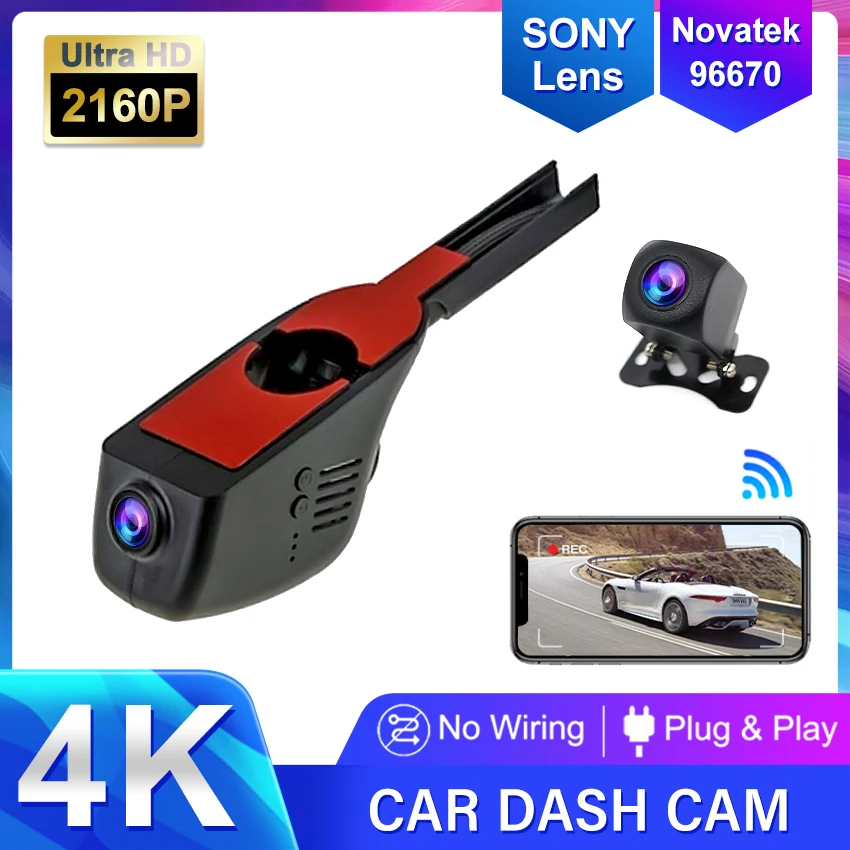 4K HD 2160P Car Mini Wifi Camera Full dvr Car Dash Cam Video Recorder Original DVR For Toyota Camry RAV4 For Lexus ES UX RX LC