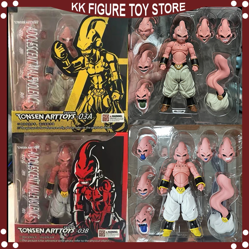 Tonsenarttoys Dragon Ball S.H.Figuarts SHF Adolescent Malevolence Majin Buu Boo Kid Anime Action Figures Tonsen Arttoys Toys