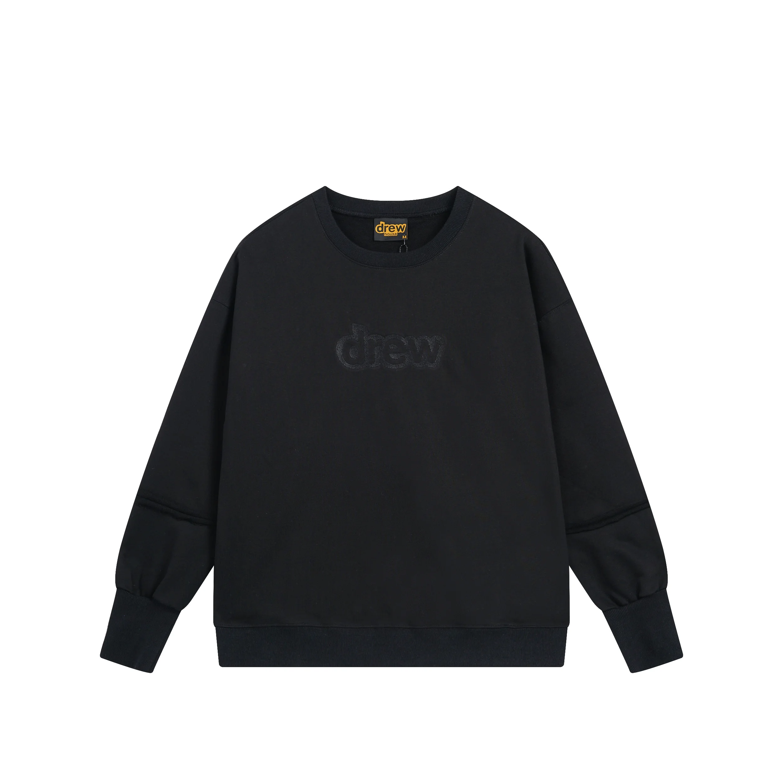 

Drew House New Spring Fashion Black woolen pullover cotton casual shirt