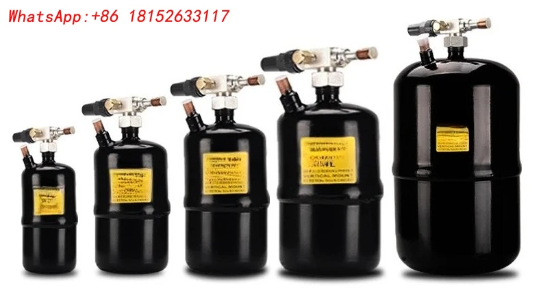 ضاغط تكييف الهواء المركزي خزان المبردات وحدة التبريد خزان الفريون وعاء ملحوم عمودي