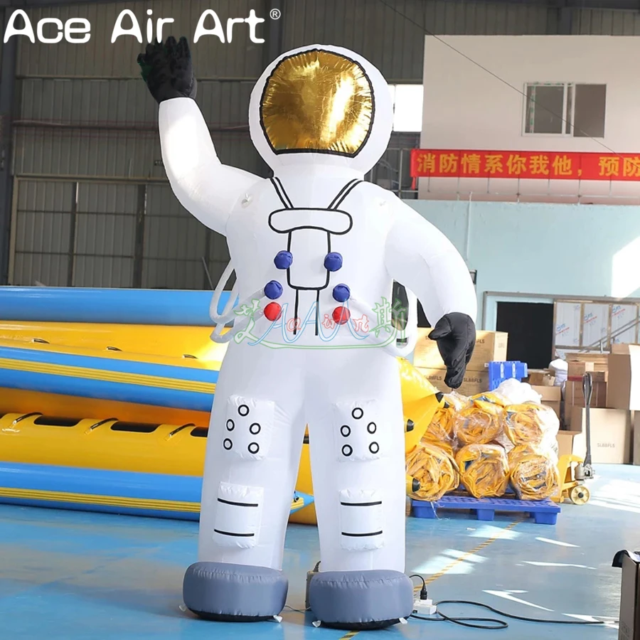 Door to Door Inflatable Astronaut Character Model Spaceman For Trade Show/Exhibition/Advertising  Made By Ace Air Art