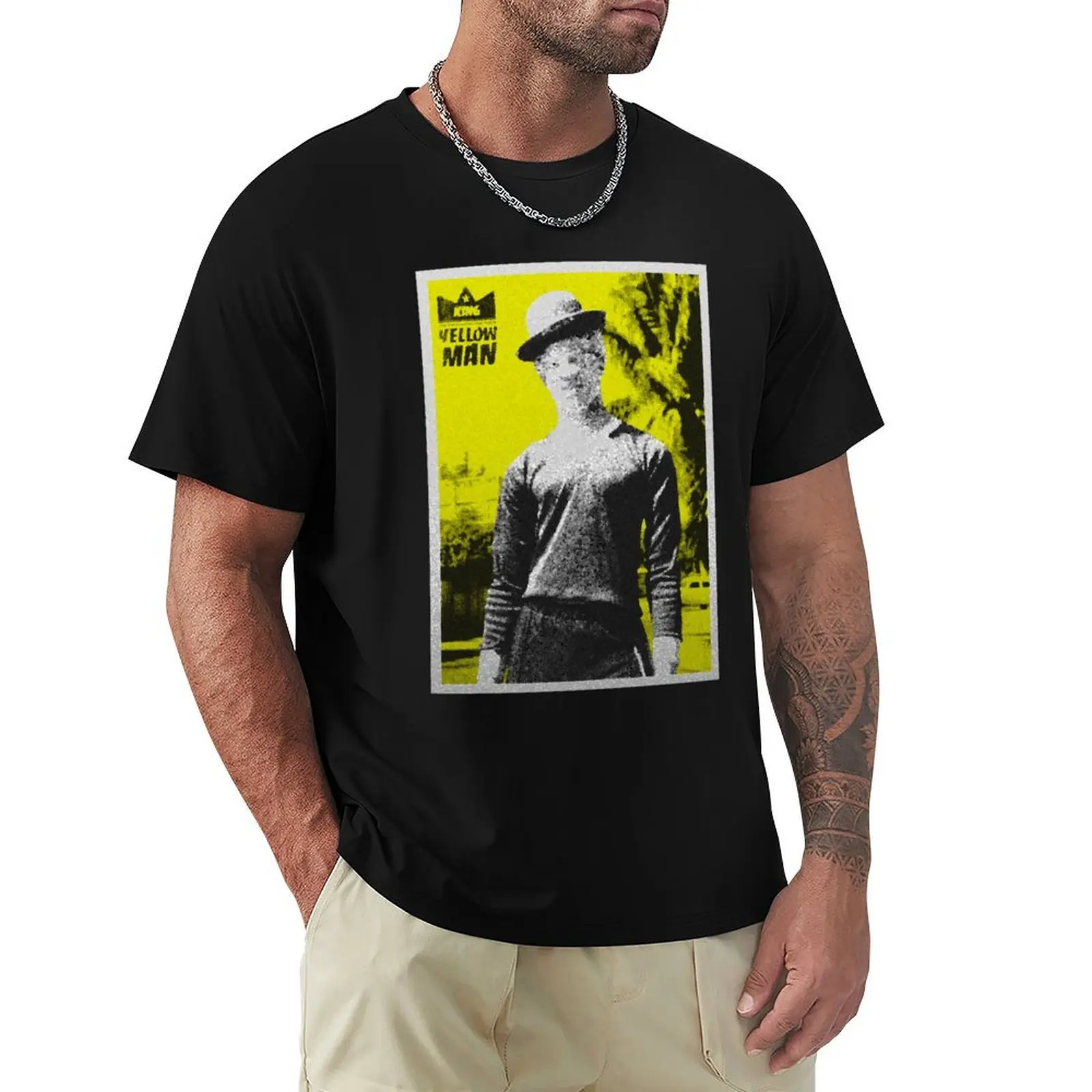 King Yellowman crown T-Shirt Relaxed Casual Short Sleeve Tee