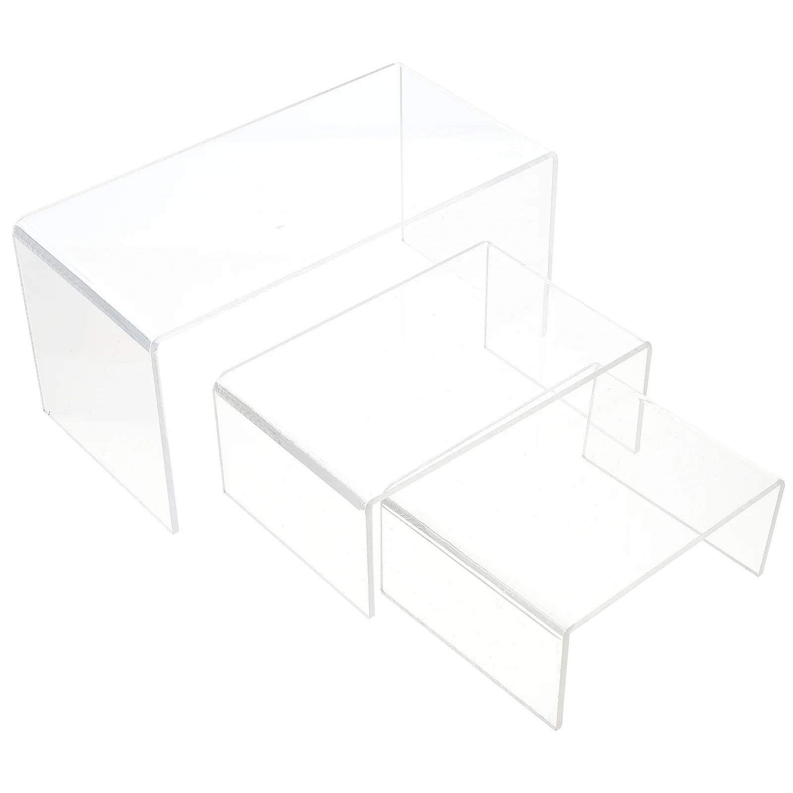 

3 шт. органайзер для хранения, настольная подставка для ювелирных изделий, ступенчатый бумажный стаканчик, поднос для косметики, акриловая стойка