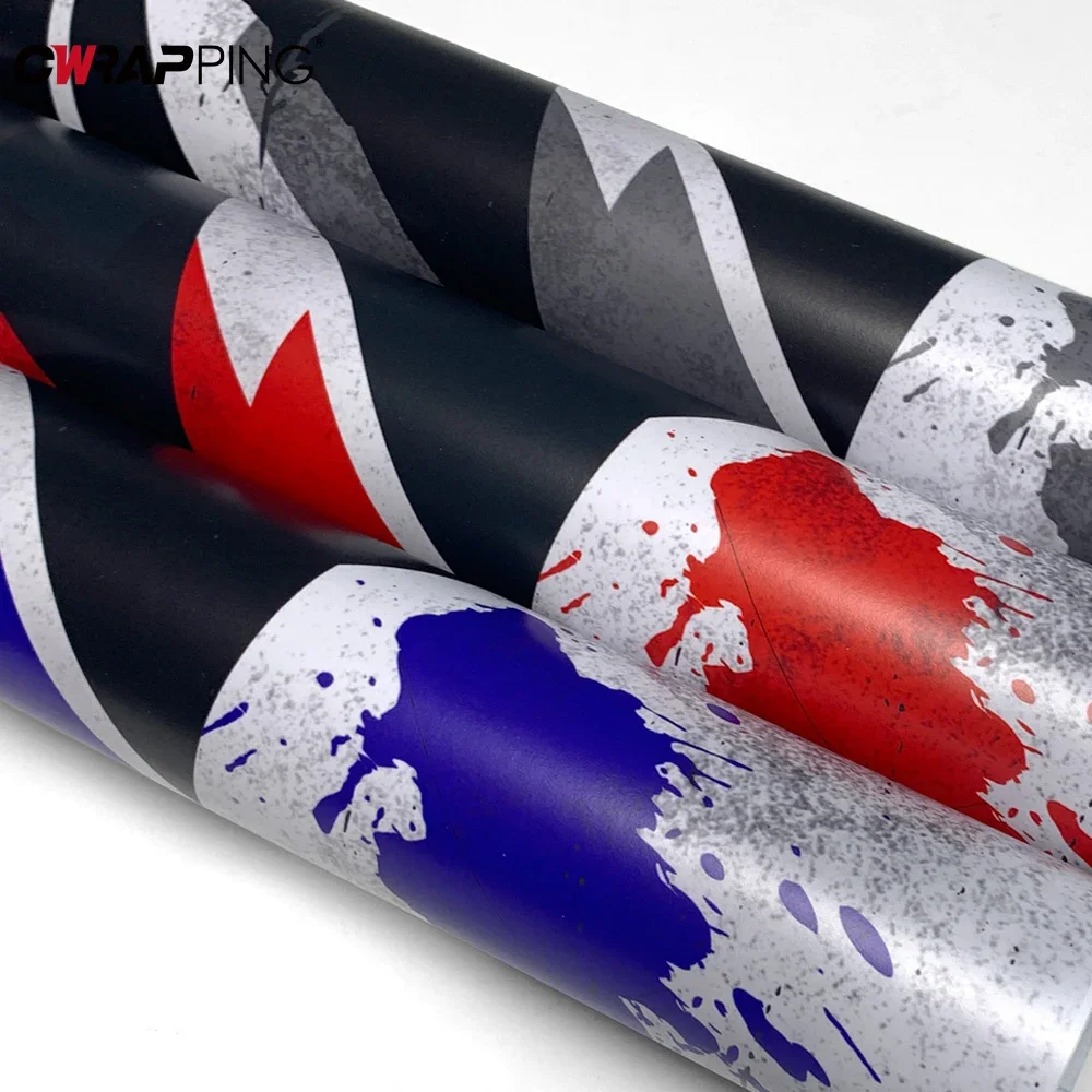 

Splash Ink Car Stickers WaterProof Automotive Vinyl Paper for Car Motorcycles Geometric Camouflage Tuning Auto Accessories Wrap