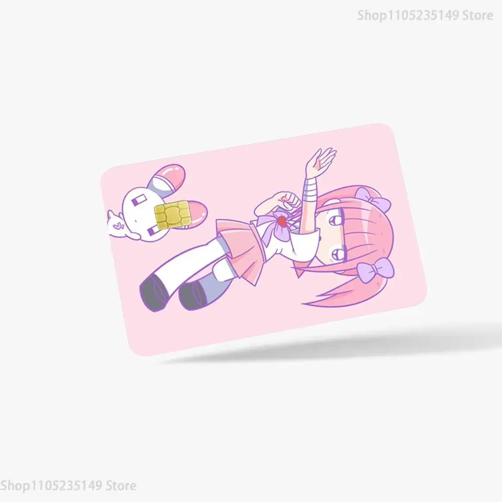 M-Menhera Chan Comic Credit Card HD Stickers Game Card Decal Card Matte Film Skin Small Chip Waterproof Sticker