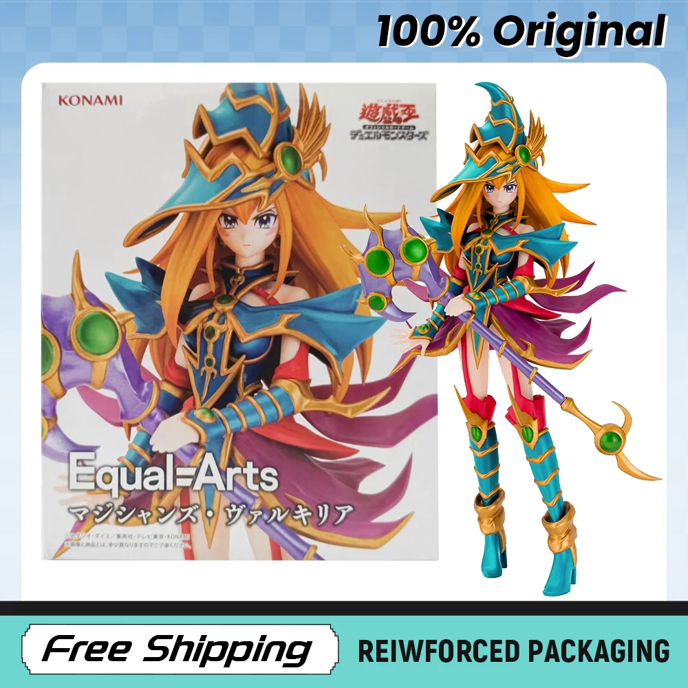 Auf Lager KONAMI Yu-Gi-Oh! Equal=arts Magician's Valkyria Anime-Figur Modell Original Ornament Geschenke Sammlerstücke
