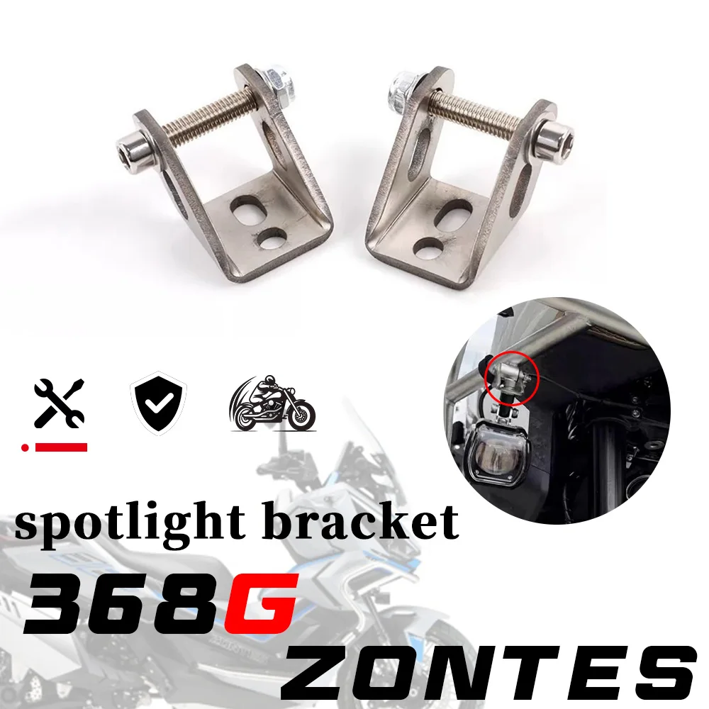 Retrofit mounting bracket base, bumper bar, and dedicated light holder for ZONTES 368G 368g G368 g368