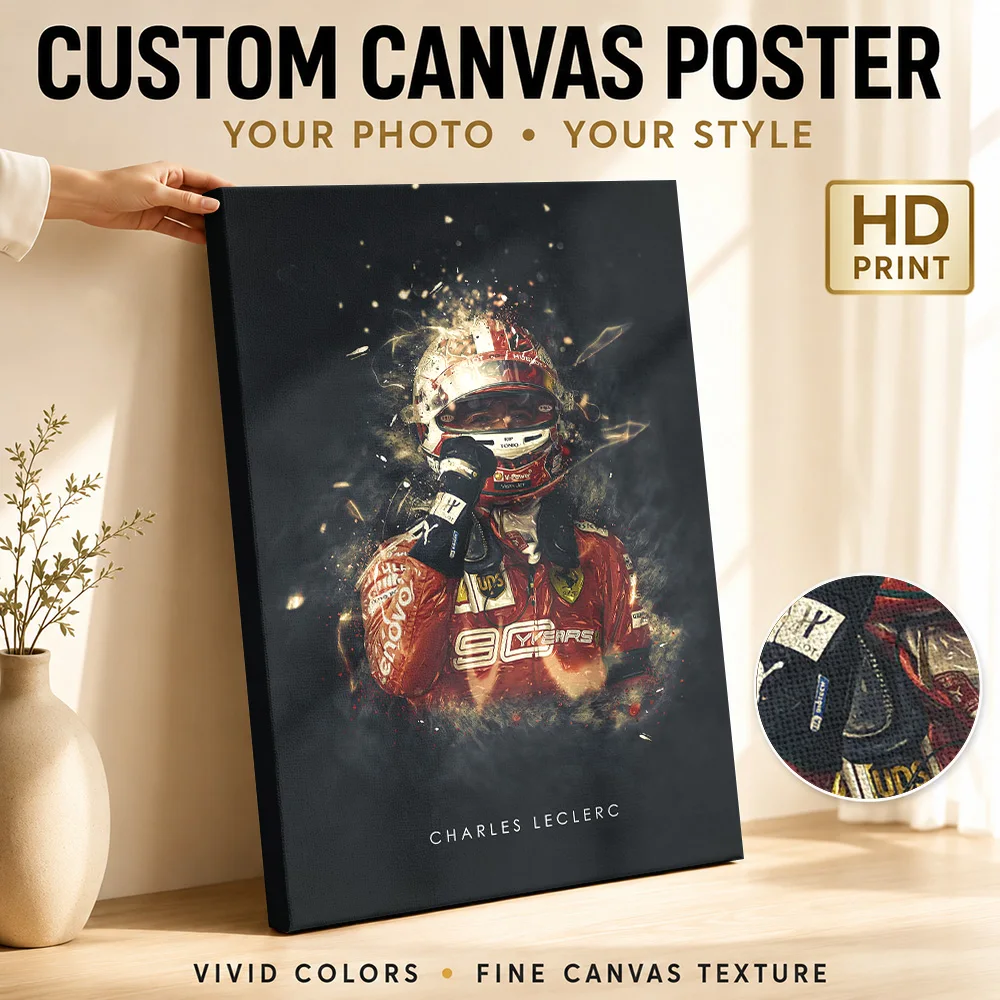 Charles leclerc Framed Canvas Print Poster Customized Modern Aesthetic Wall Paintings Decoration for Dining Room Ready to Hang