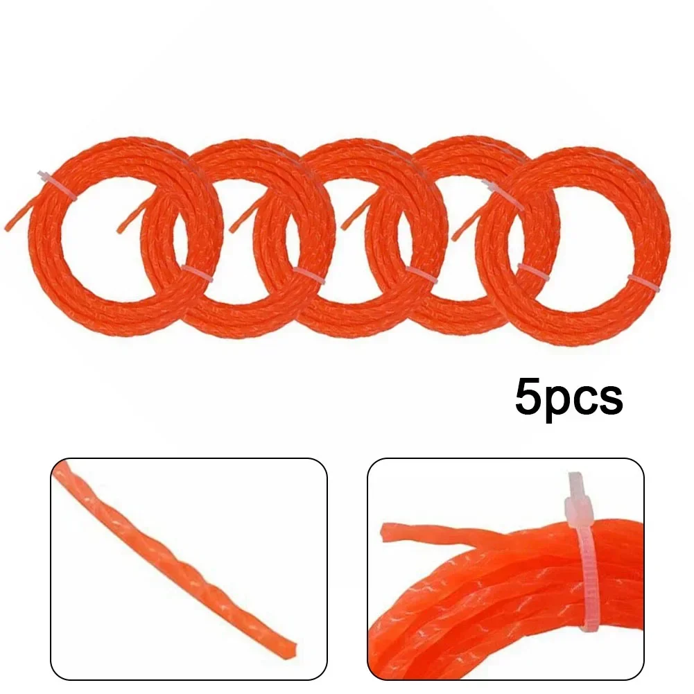 

5pcs Trimmer Line Compatible For EGO 56-Volt .095" 14ft Per Roll AL2420P String Trimmer Parts Accessories Power Equipment