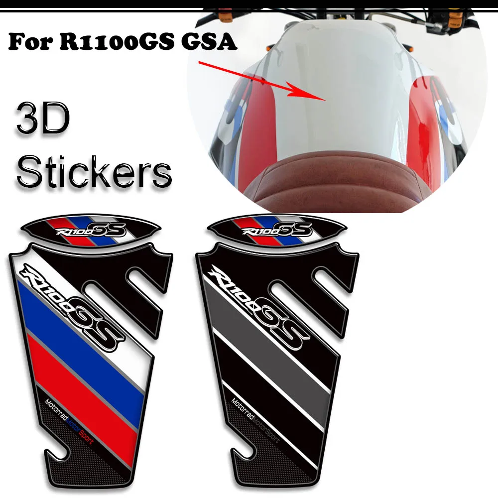 

Motorcycle For BMW R1100GS R 1100 GS R1100 GSA ADV Adventure Tank Knee Pad Grips Stickers Protector Gas Fuel Oil Kit Decals