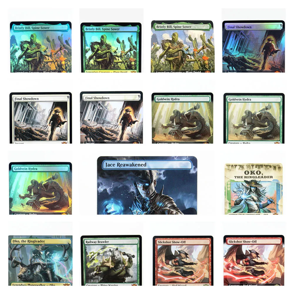 OTJ TCG Magical การ์ดเกมคุณภาพสูง Proxy การ์ดเล่น Bristly Bill, Terror of the Peaks เกมกระดาน Trading การ์ด Proxy