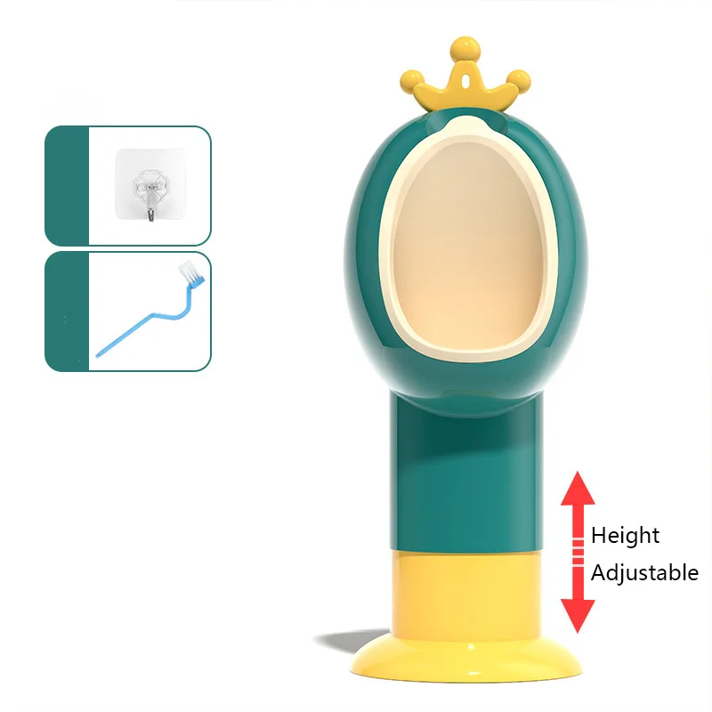 Baby-Urinal-Töpfchen, Wand-Urinal, verstellbarer Kinder-Topf, Kunststoff, für Jungen, stehend, Trainingstoilette, tragbares Baby-Töpfchen, 1–6 Jahre