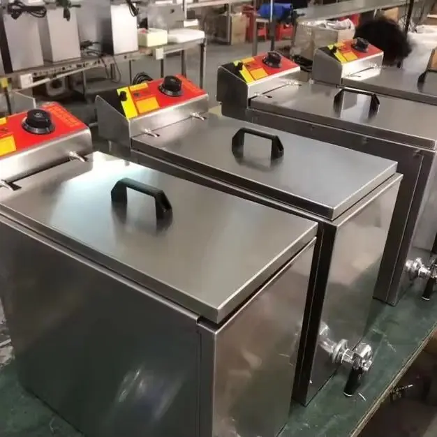 Commercial Fast Food Machine Large Capacity Fryer Korean Style Cheese Hot Dog Maker for Business Use