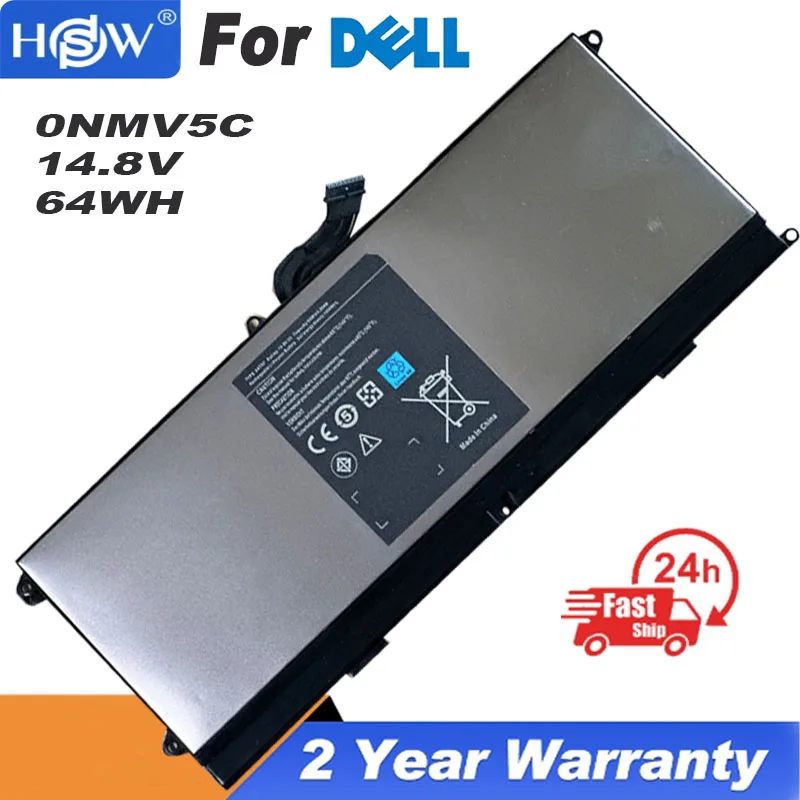 

14.8V 64WH Battery for Dell XPS 15z L511Z 075WY2 0HTR7 OHTR7 0NMV5C 75WY2 NMV5C