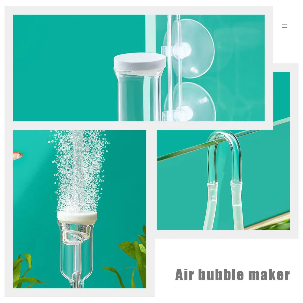 

1Set Oxygen Diffuser for Fish Tank Air Refiner Bubbler Small Fine Bubbles Air Circulator for Home Office Aquarium