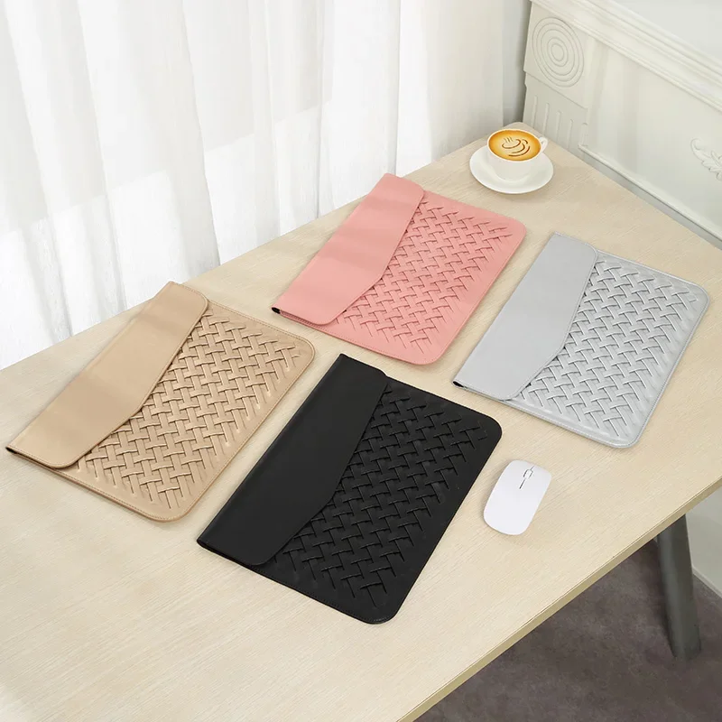 Bolsa de forro horizontal tecido de microfibra, notebook macbookpro 13 polegadas 14 polegadas bolsa de computador air13.3 polegadas capa protetora, Xiaomi 14