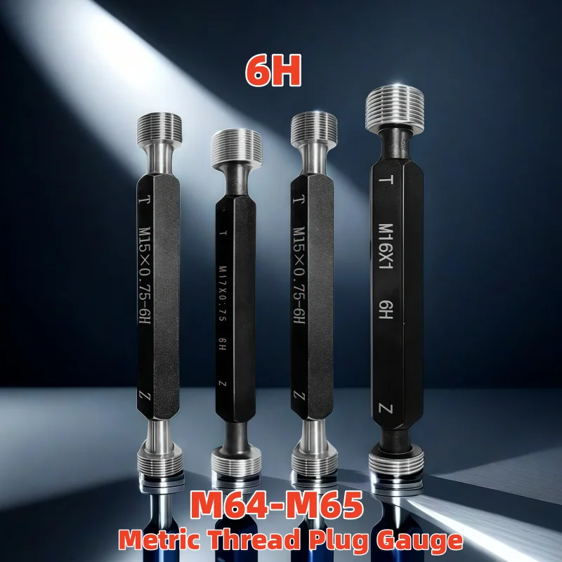 

1PCS M86-M100 Steel Mer-cury Gage Metric Fine Thread Plug Gauge High Quality wholesale 6H M86 M87-M100 X0.5 X0.75 X1 X2 X3 X4 X5