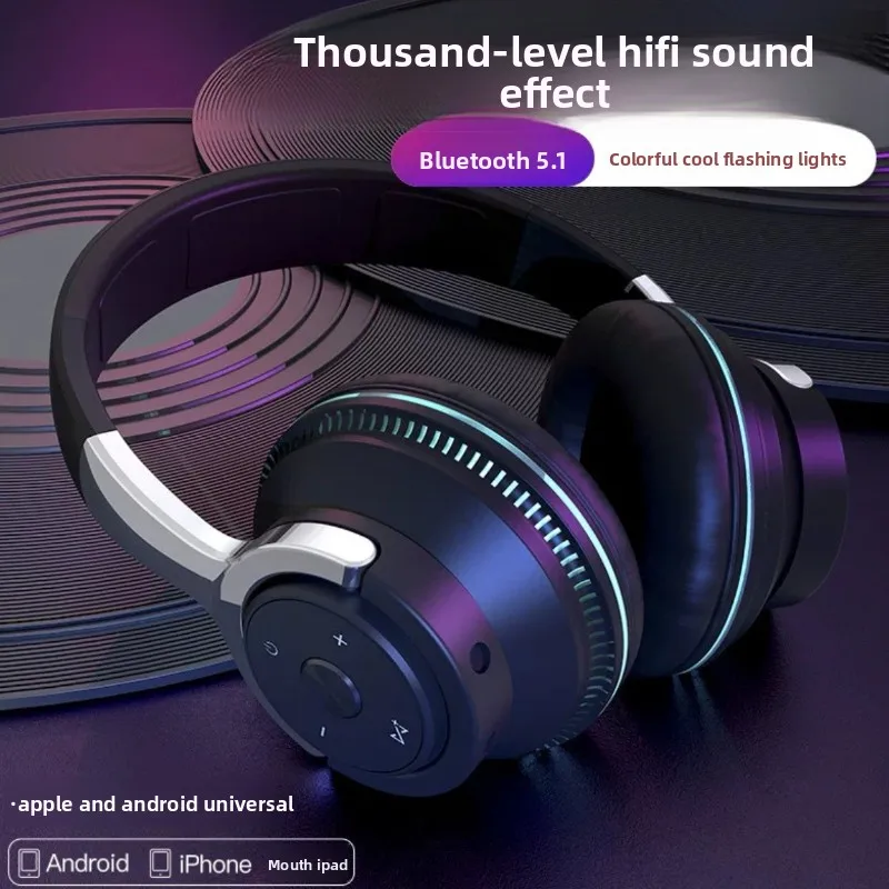 

Новый стиль, горячая распродажа, беспроводные наушники-вкладыши Bluetooth со слотом для стереокарты с тяжелыми басами и вспышкой для использования на компьютере