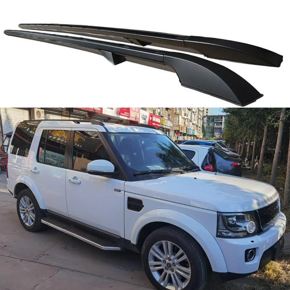 FANTE 2PCS Roof Rack Rails Fits for Land Rover Discovery LR4 2010-2016 Cargo Crossbars Luggage Carrier Silver