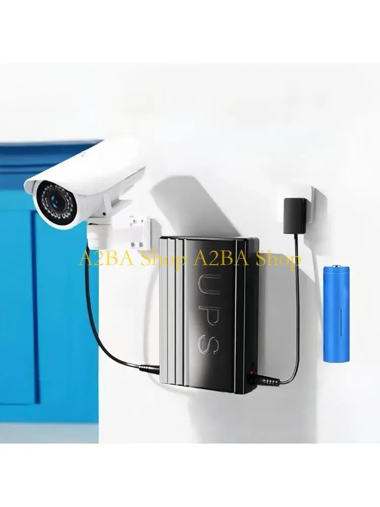 A2BA UPS Backup Power Supply For Modem Routers Security Camera Uninterrupted Output