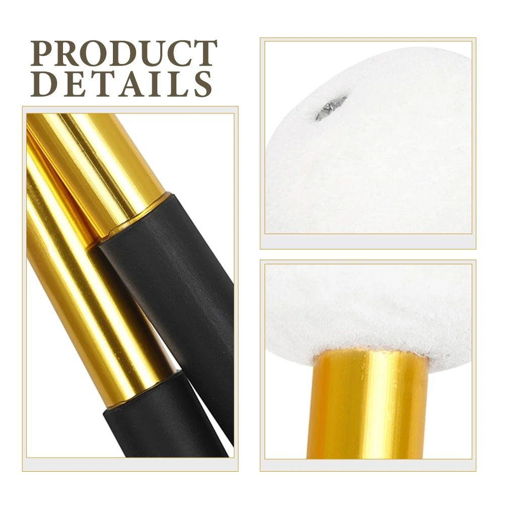 

2 Pcs Aluminum Alloy Timpan Drumsticks Wand Bass Mallets Percussion Felt Equipment Work