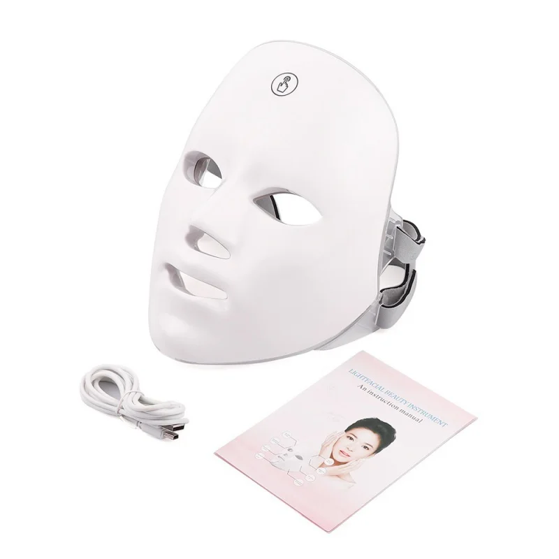 Home Use Facial Skin Care 7 Color Led Face Tool Masks Beauty Device