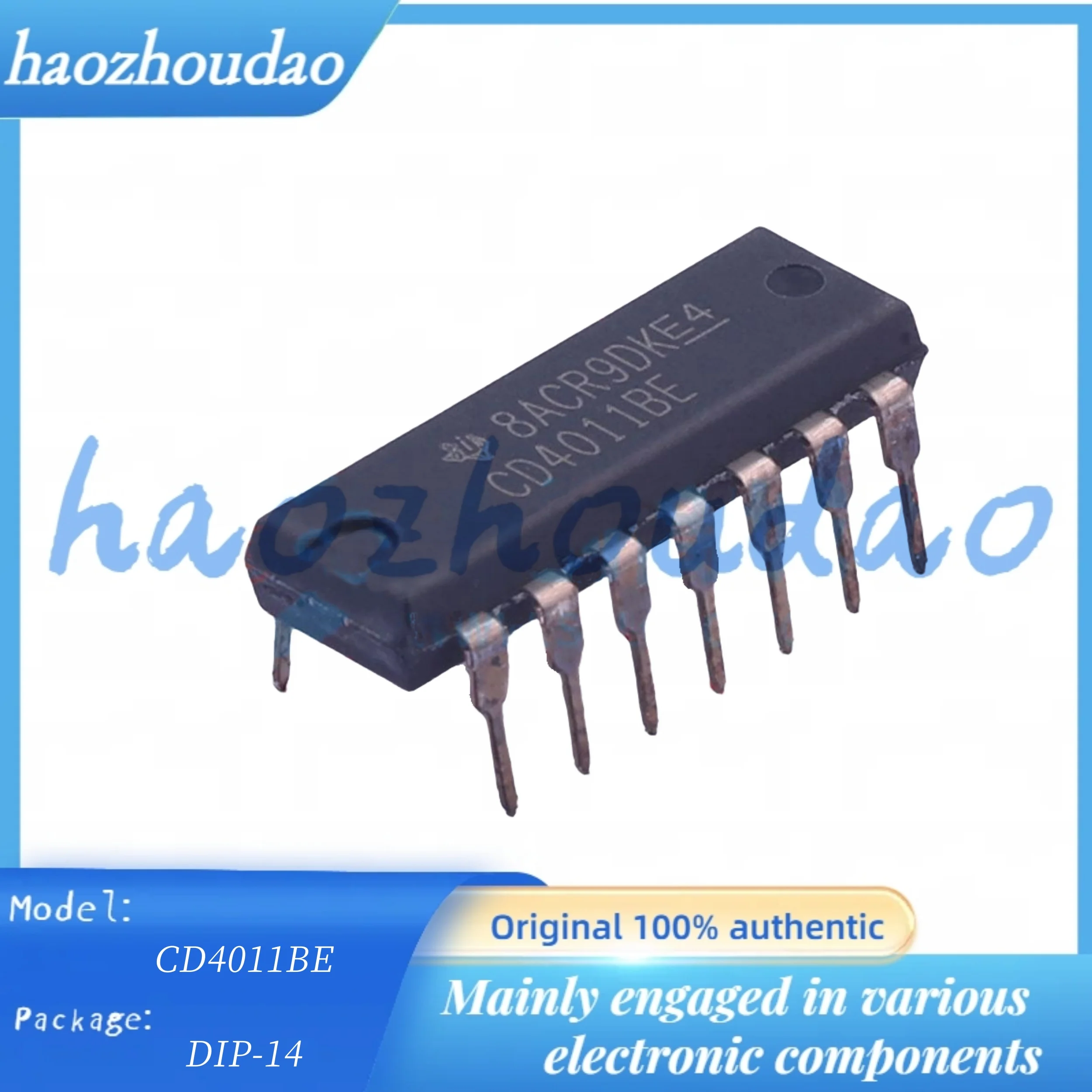 10 PZ CD4011BE CD4013BE CD4025BE CD74HC02E DIP-14 Prodotto originale originale Trigger porta logica