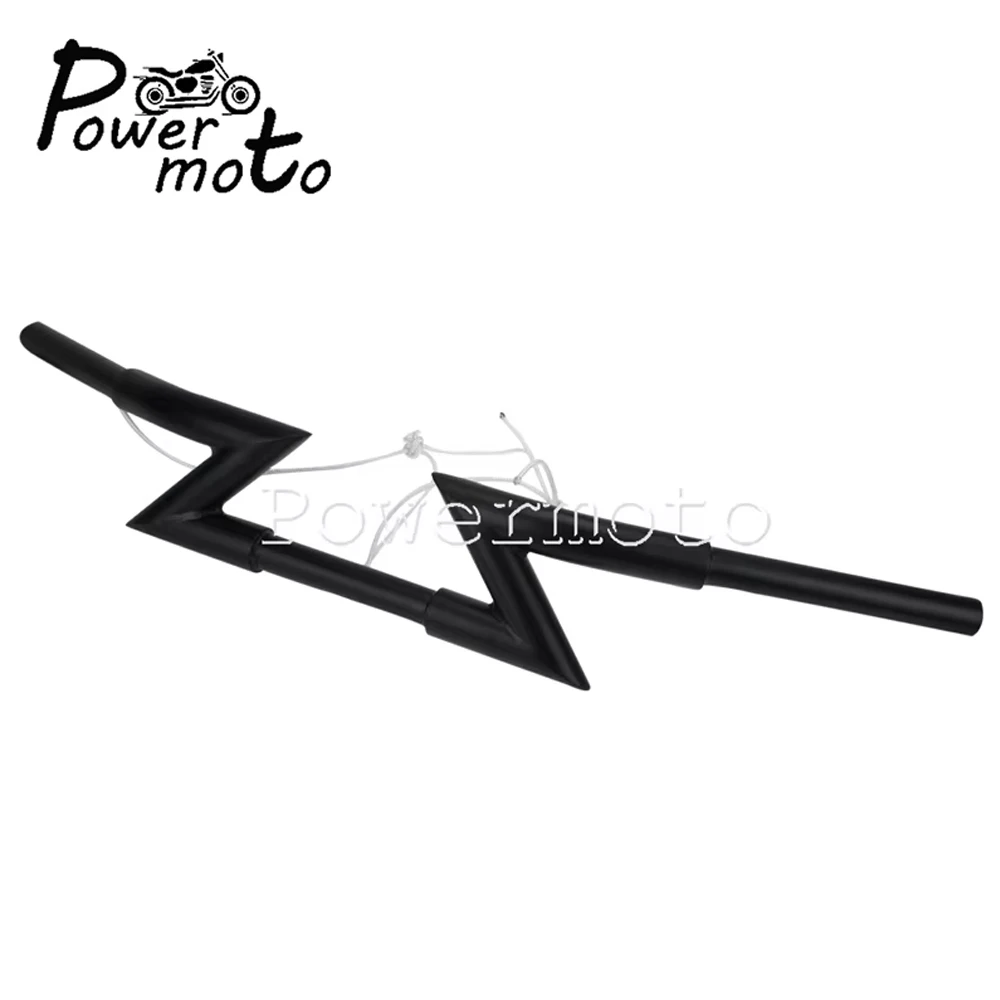 25mm Handlebar Z-Bar For Harley Custom Chopper Softail Dyna XL Sportster Street Bob Universal for Motorcycle 1\