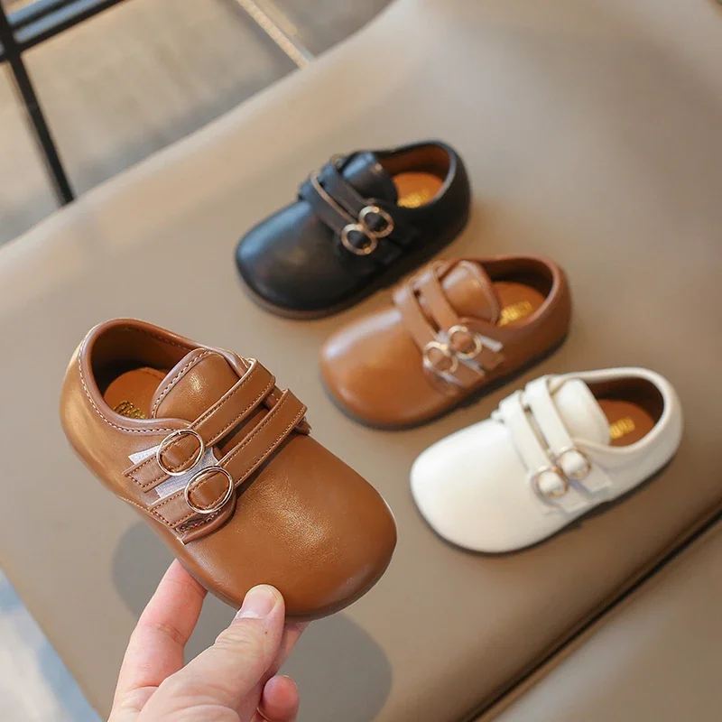 

Spring Autumn Children Shoes Comfortable Baby Girls Boys Leather Shoes Soft Soled Non Slip Kids Casual Shoes Size 21-30