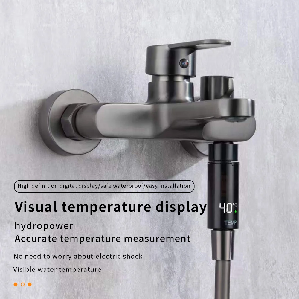 Shower Thermometer - Instant Digital Display Household Water Shower Thermometer Monitoring for Standard