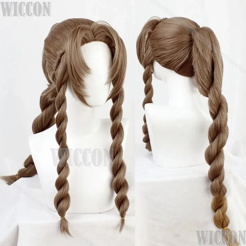 Aerith Gainsborough Game Fiinal Fantassy VII FF7 Косплей Костюм Золотая Блюдце Белое Платье Женщины Cos Хэллоуин Ролевая Игра Индивидуальные