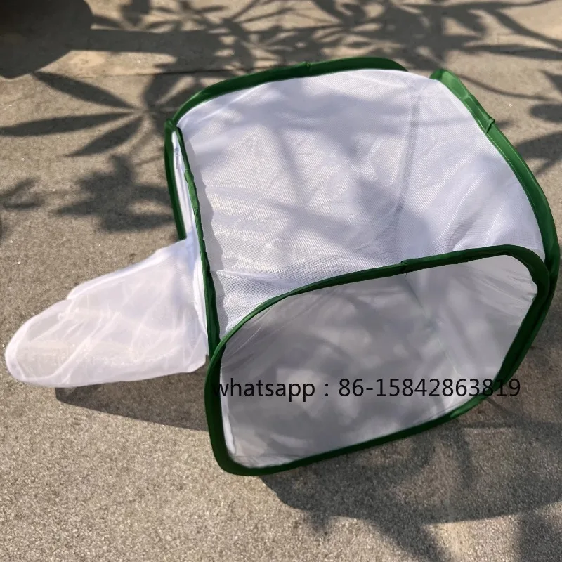 30x30x30cm Pop-up Insects Butterflies Mosquito Mantis Beetles Habitat Rearing Cages with Sleeve for Lab Reserching and Teaching