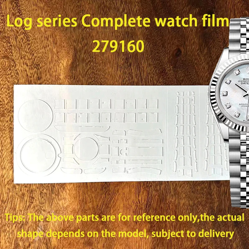 For Rolex log type 279160 protective film plate belt women's watch film 28mm dial strap film watch chain film buckle film