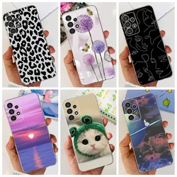 For Samsung A13 Case A135 SM-A135F Phone Back Cover Lovely Cartoon Printed Soft Funda For Samsung Galaxy A13 A23 A33 5G TPU Case