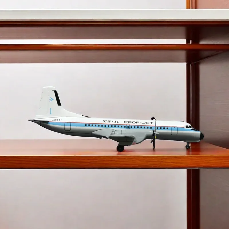 Diecast 1/200 Scale NAMC YS-11 PROP-JET Japan Airlines Aircraft Airplane Models Adult Toys  Display Souvenir Ornaments Display