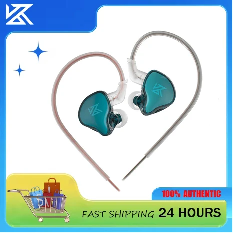 سماعات KZ EDCX Bass سماعات HIFI الرياضية المانعة للضوضاء داخل الأذن وصول جديدة!