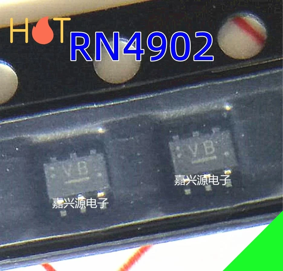 new 10pcs/LOT 100% New Original RN4902 marking:VB SOT363 IN STOCK IC